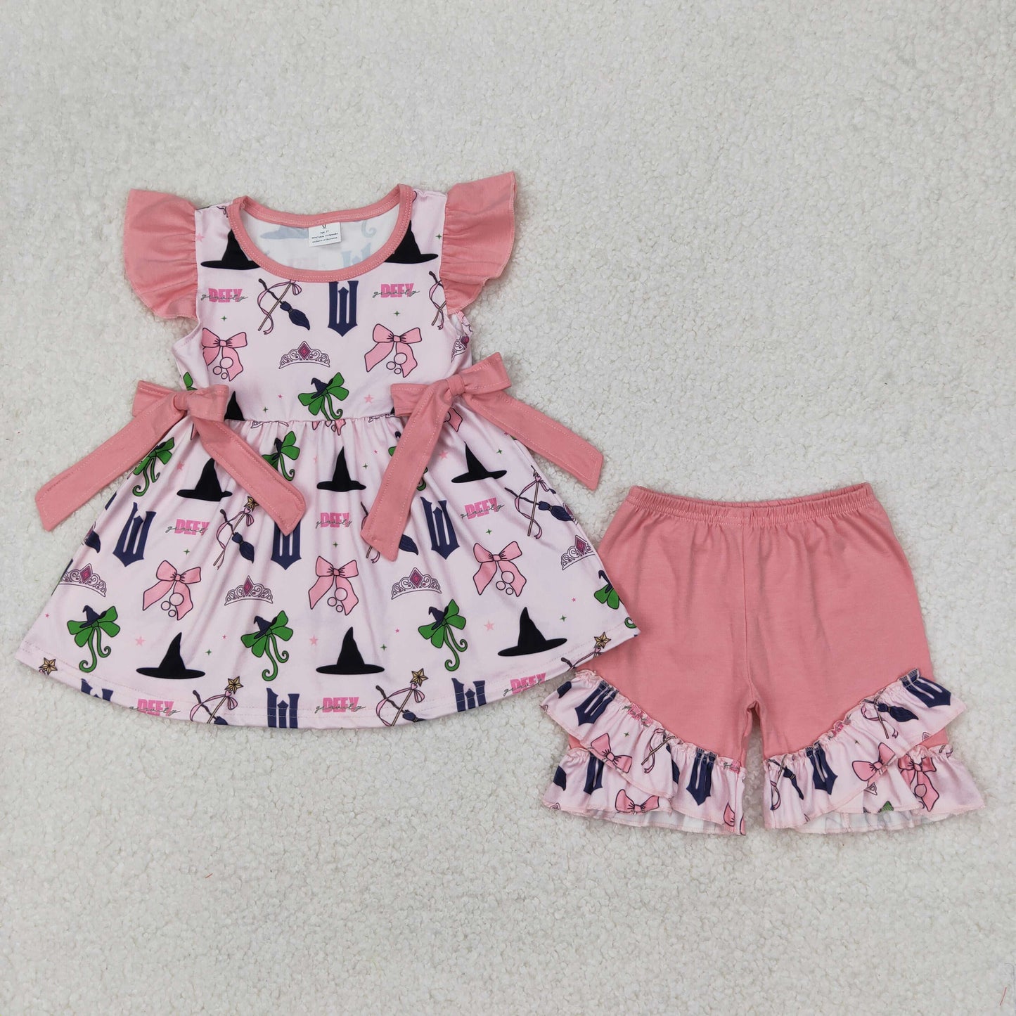 GSSO2006 bow king flowers bow western girl summer outfit 202503 RTS