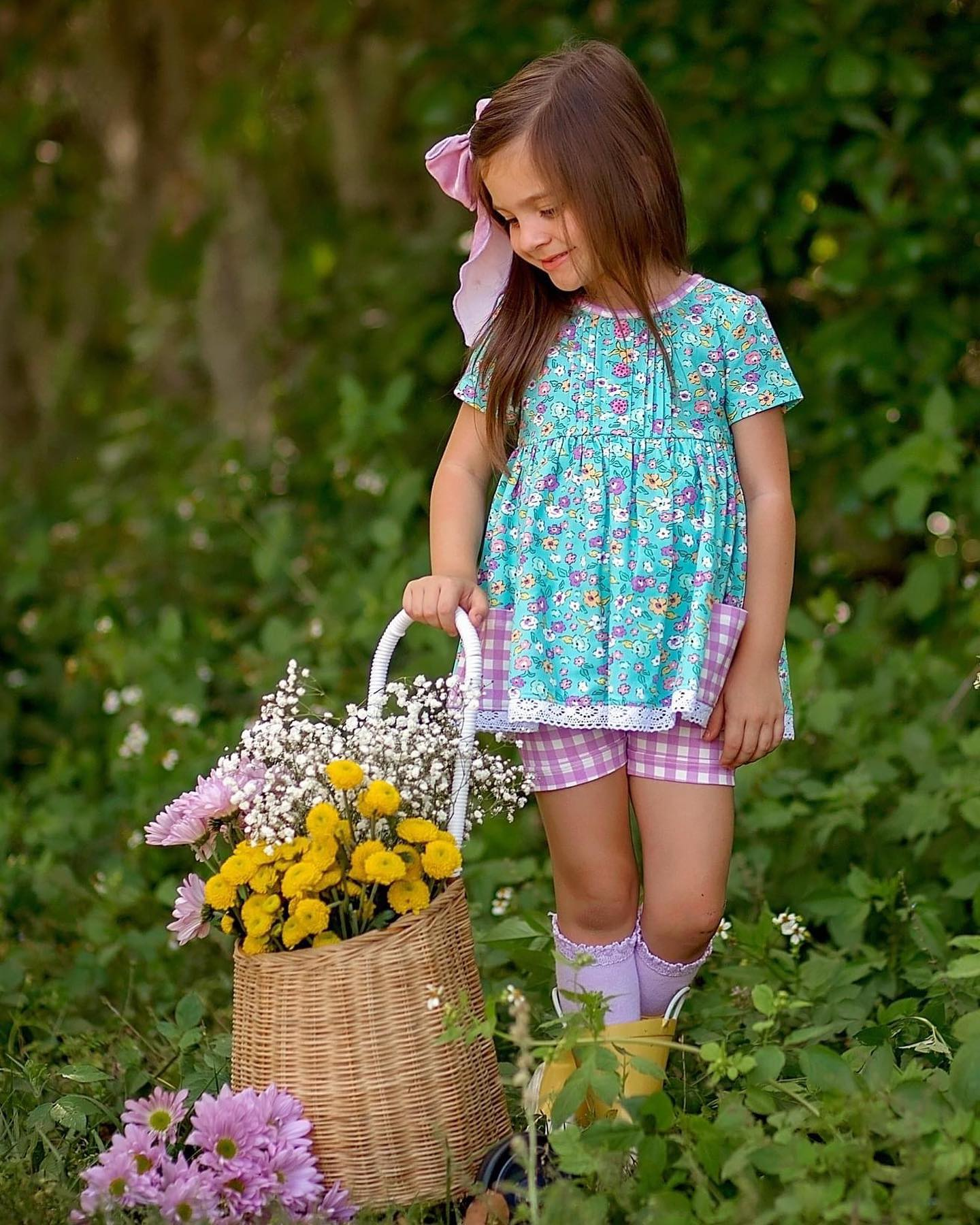 GSSO2011 flowers girl summer outfit 202502 RTS