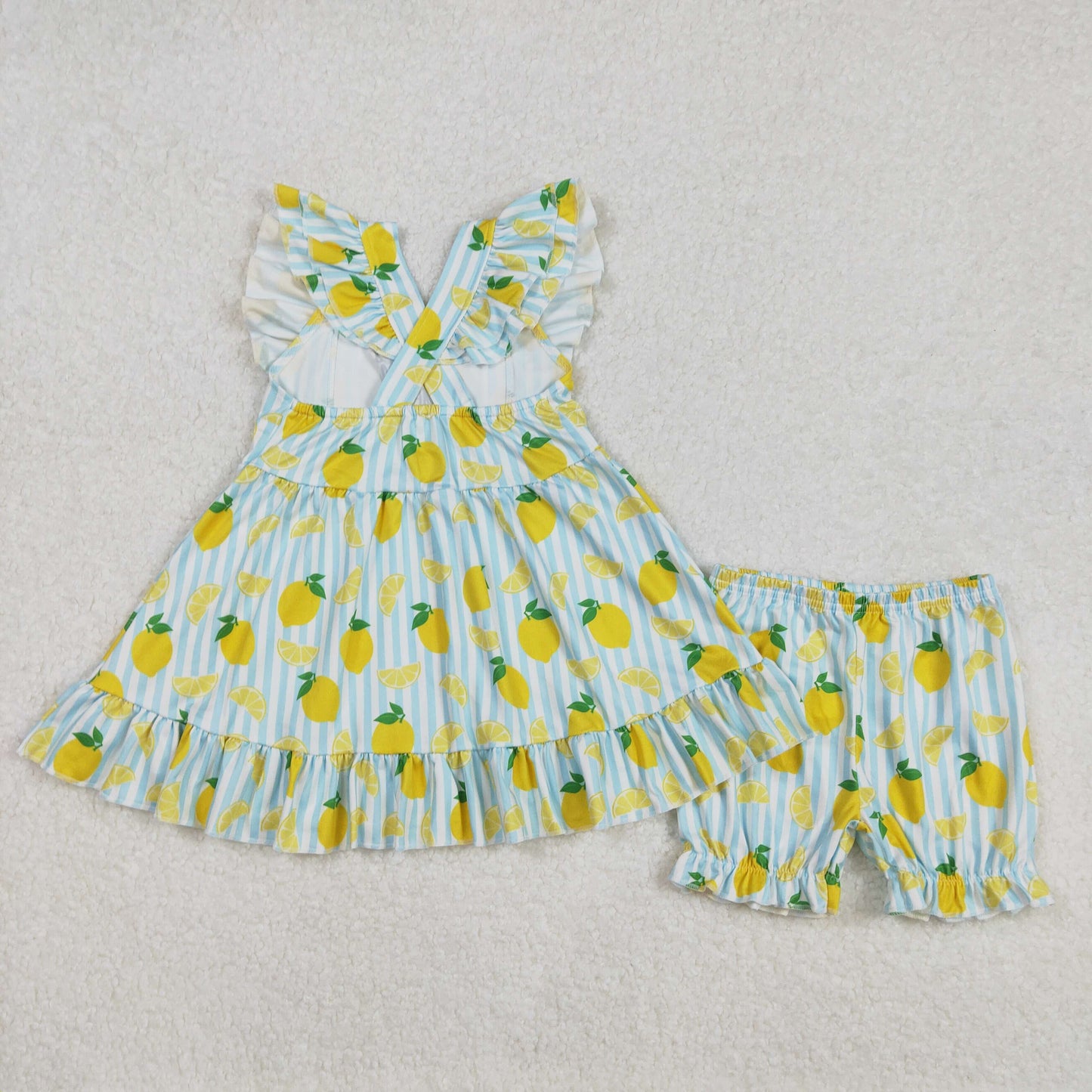 GSSO2026 SIZE 3-6M to 2XL mama's lemon western girl summer outfit 2025012 RTS