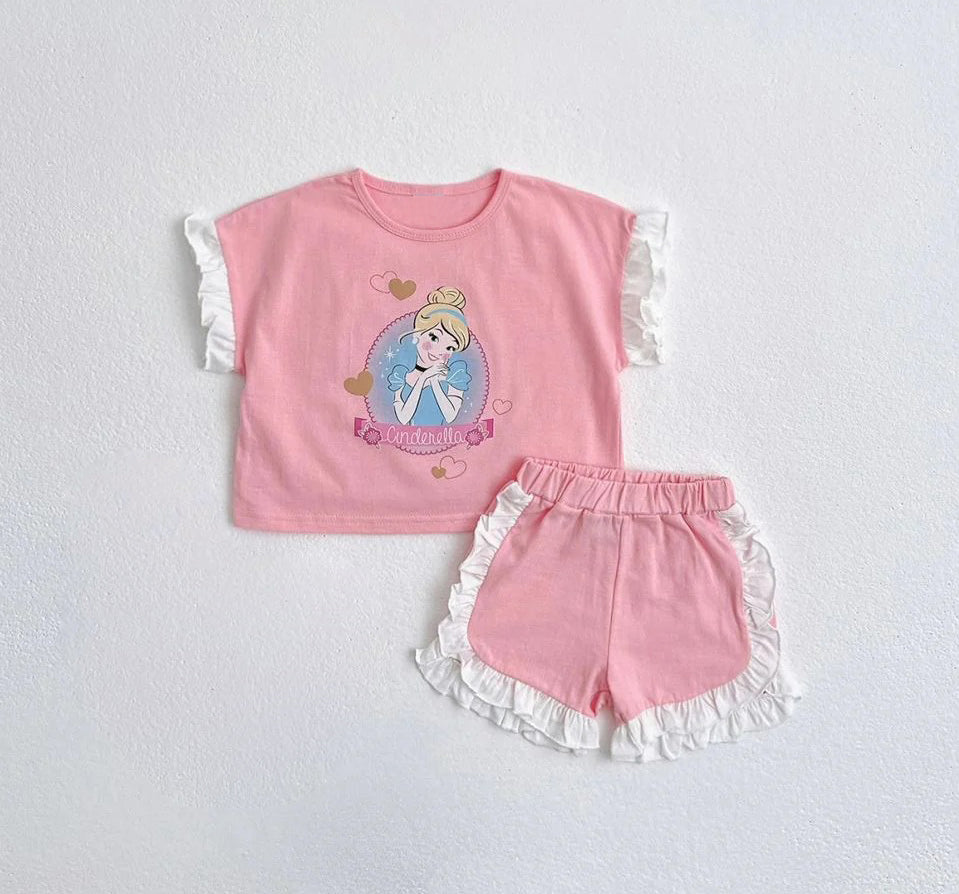 GSSO2041 Disney princess Cinderella girl summer outfit 202501 preorder