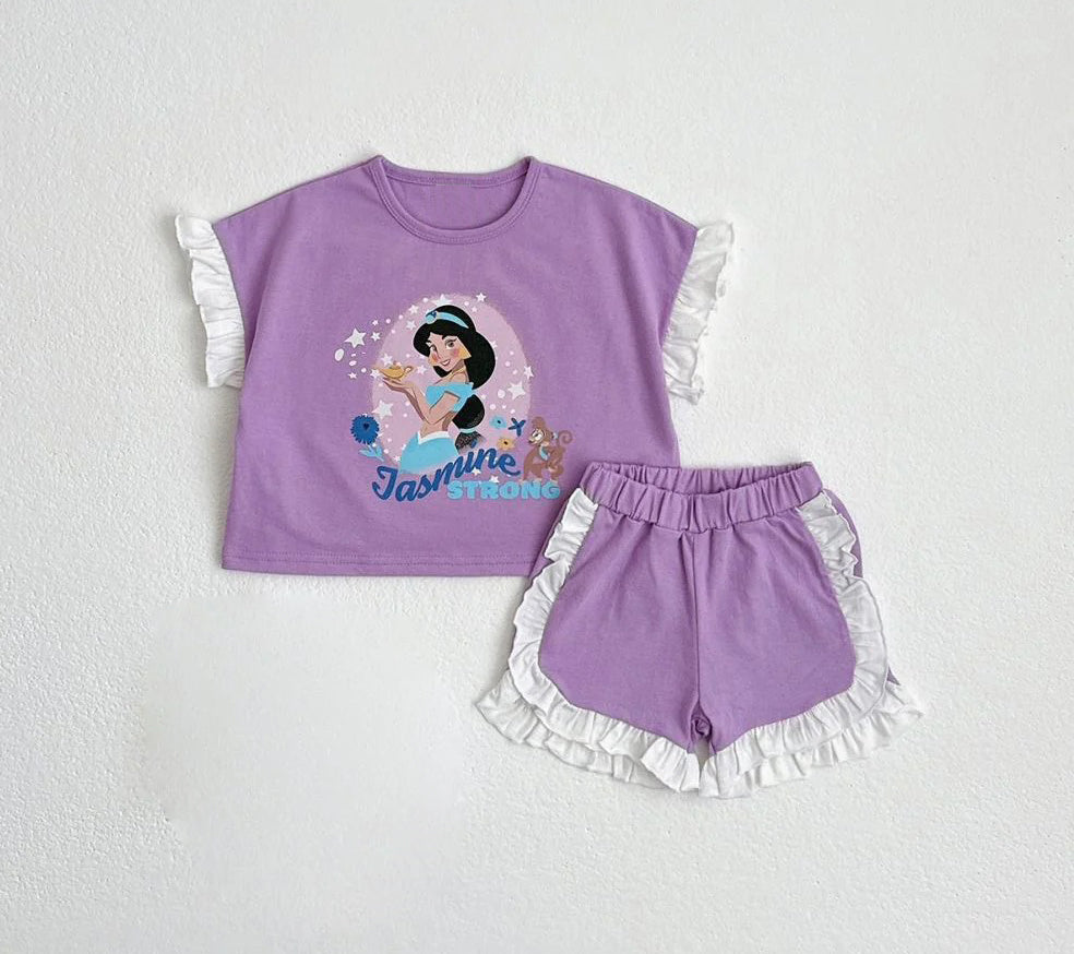 GSSO2043 Jasmine Disney princess girl summer outfit 202501 preorder