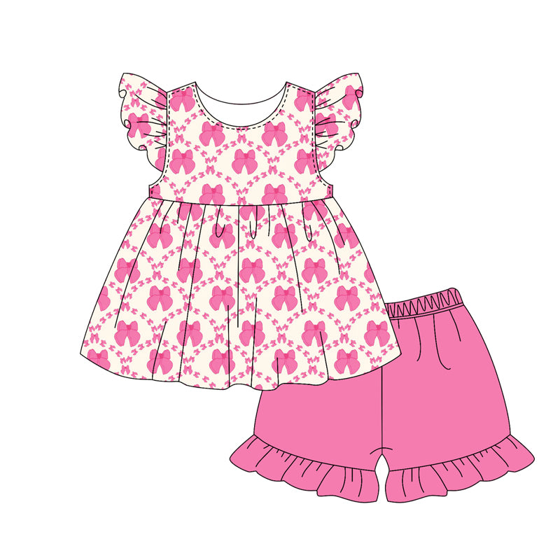 GSSO2051 butterfly bow girl summer outfit 202501 preorder