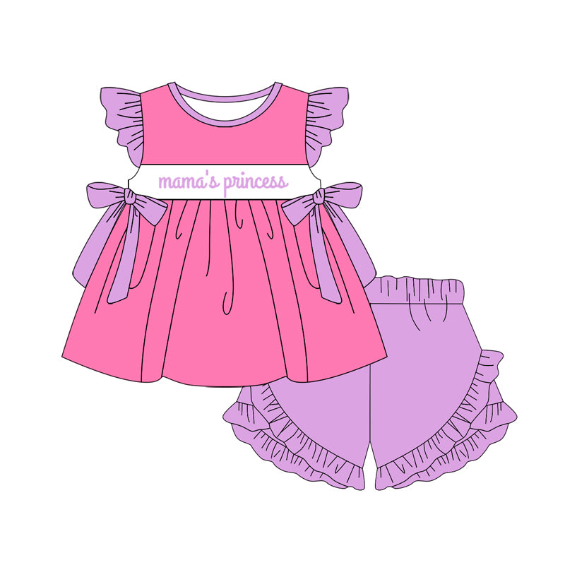 GSSO2055 mama's princess girl summer outfit 202501 preorder