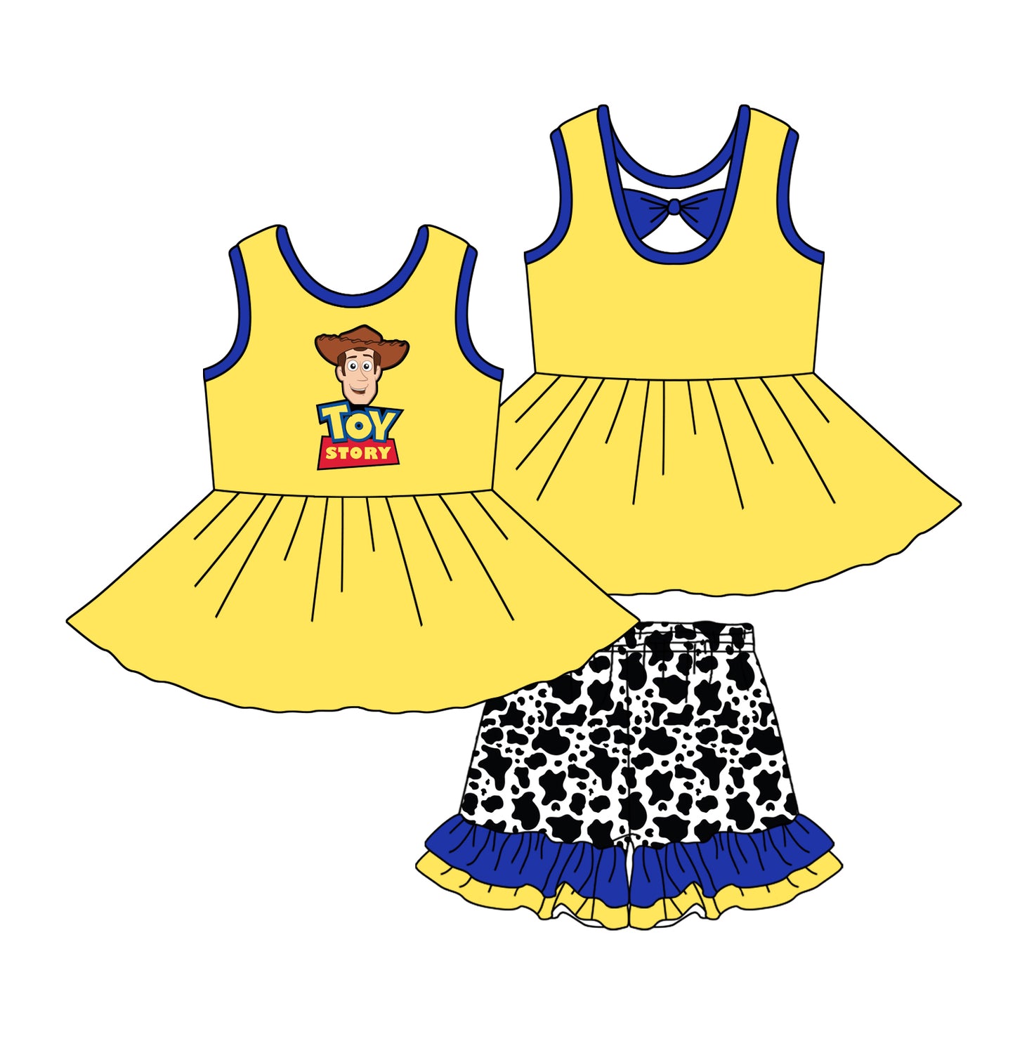 GSSO2060 toy story girl summer outfit 202501 preorder