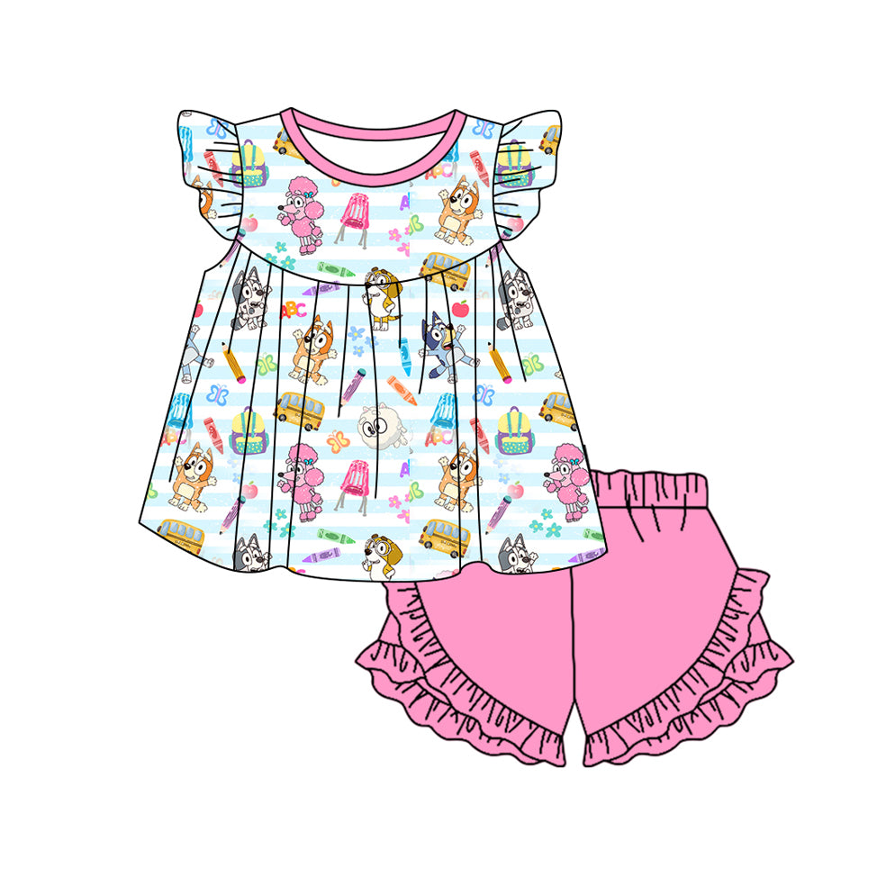 GSSO2063 bluey back to school girl summer outfit 202501 preorder