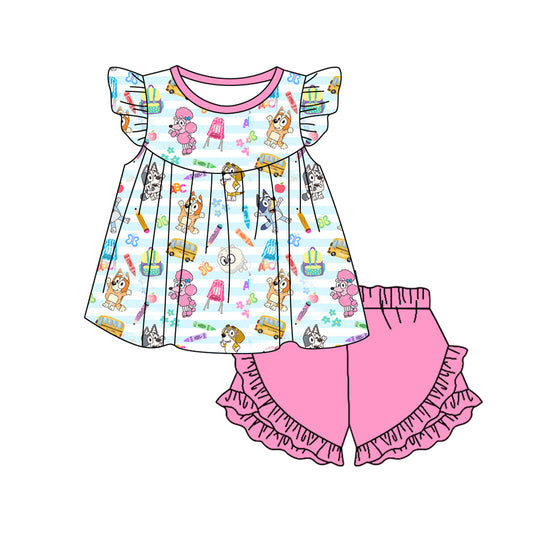 GSSO2063 bluey back to school girl summer outfit 202501 preorder