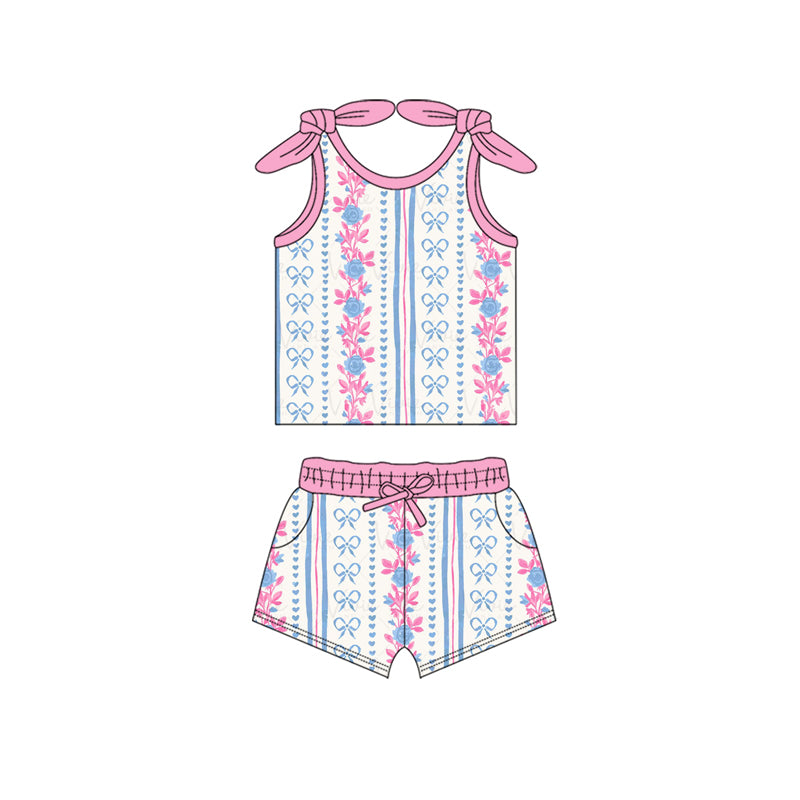 GSSO2076 girl flowers summer outfit 202502 preorder