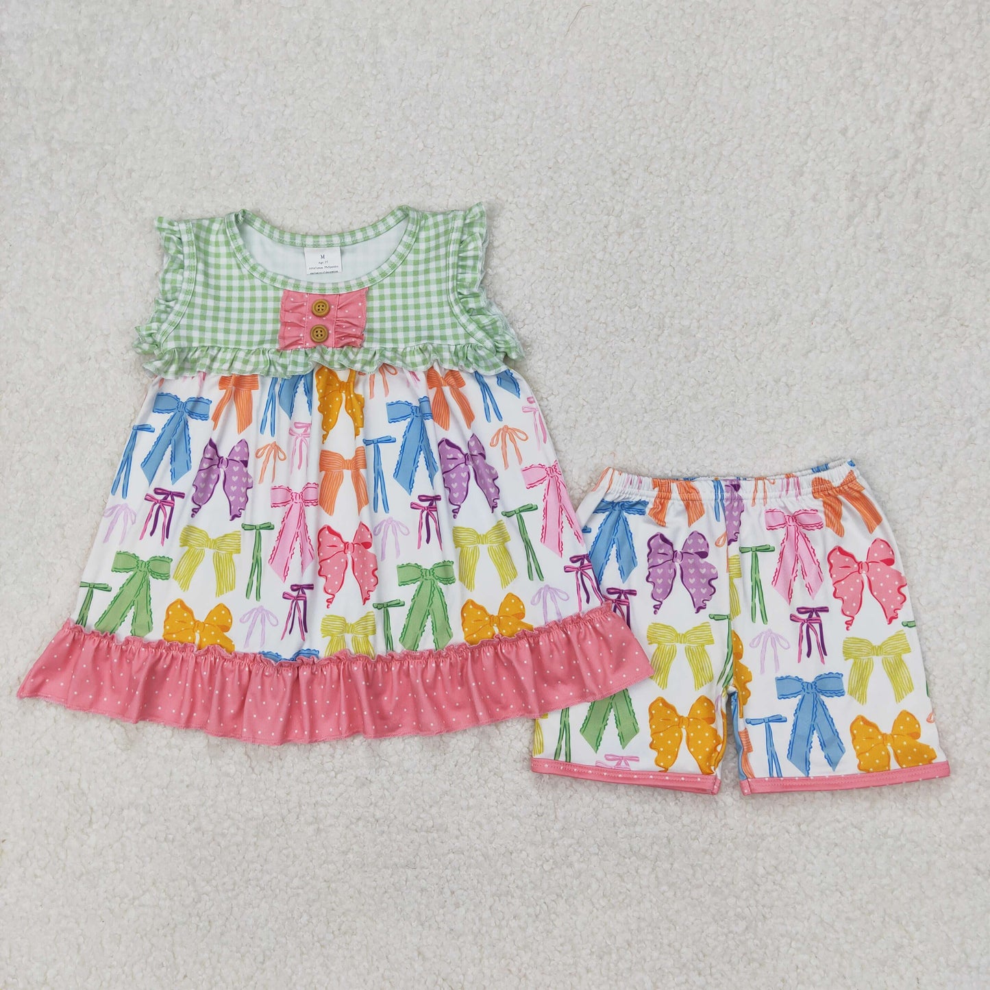 GSSO2089 western bow girl  summer outfit 202503 RTS