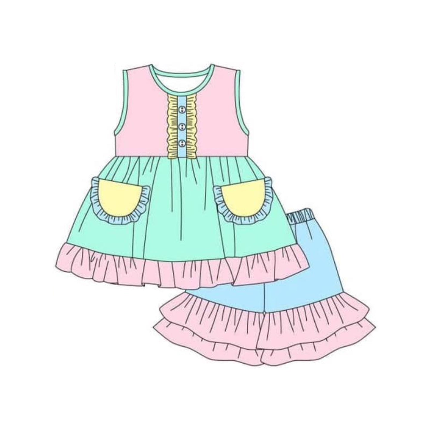 GSSO2106 girl summer outfit 202501 preorder