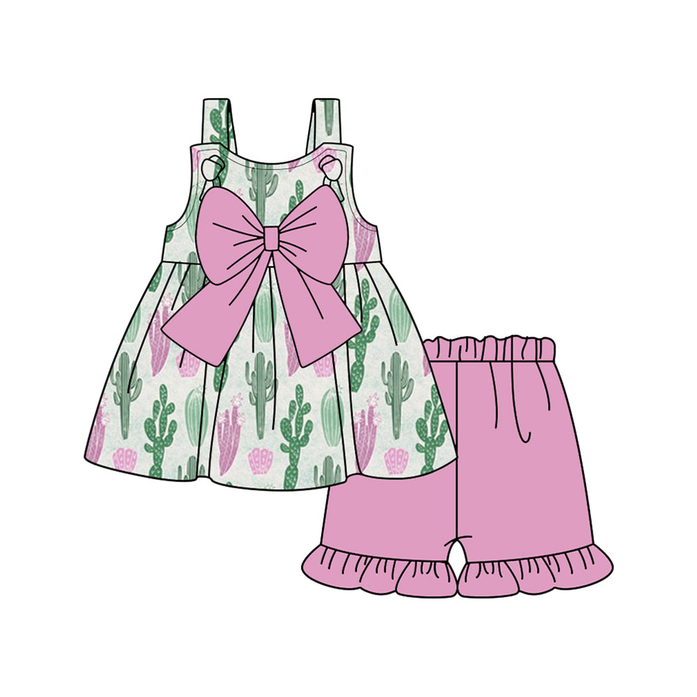 GSSO2122 bow cactus western girl summer outfit 202501 preorder
