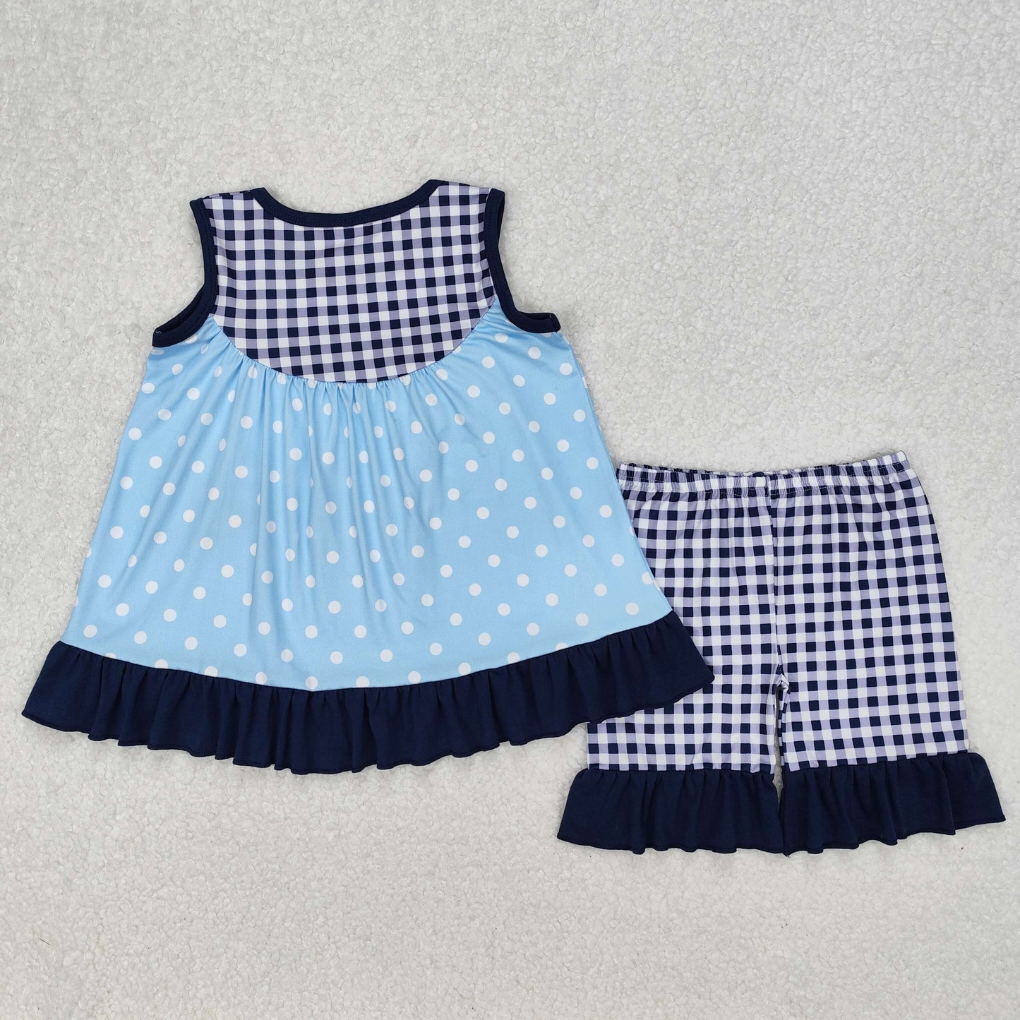 GSSO2124 bluey dog western girl summer outfit 202502 RTS