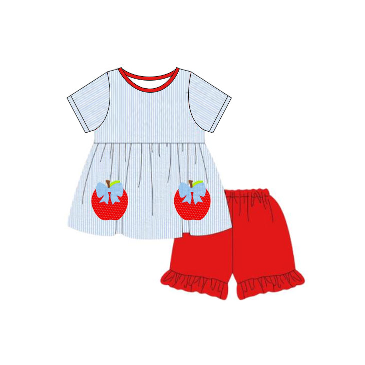 GSSO2155 back to school pencil short sleeves girl outfit 202405 preorder