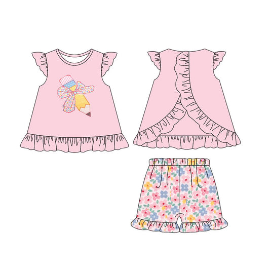 GSSO2172 apples back to school pencil girl summer outfit 202502 preorder