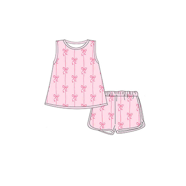 GSSO2176 bow western girl summer outfit 202502 preorder