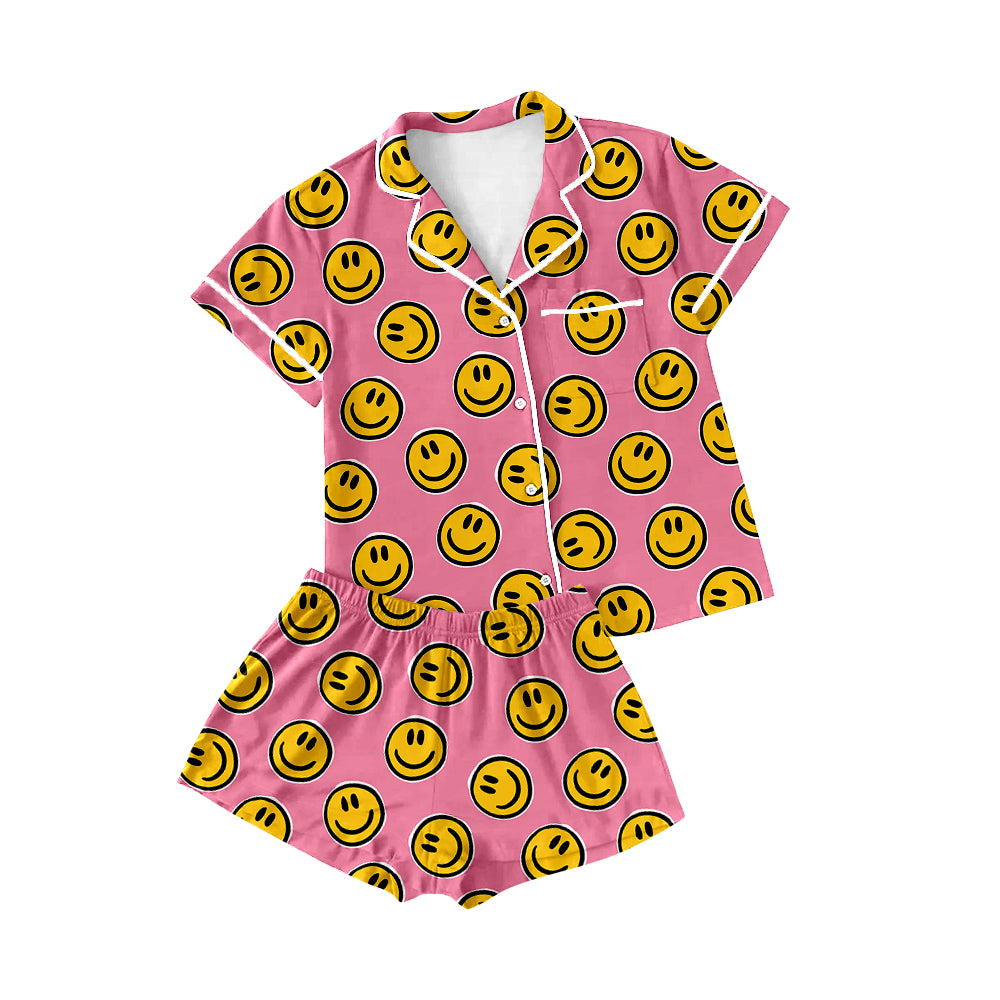 GSSO2202 adult smile face western women pajamas 202502 preorder