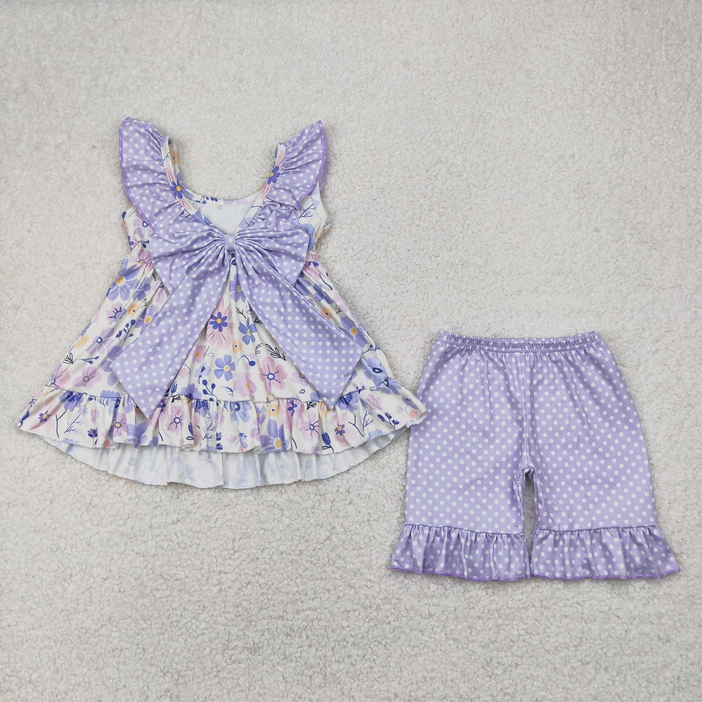 GSSO2306 flower girl summer outfit 202504 RTS