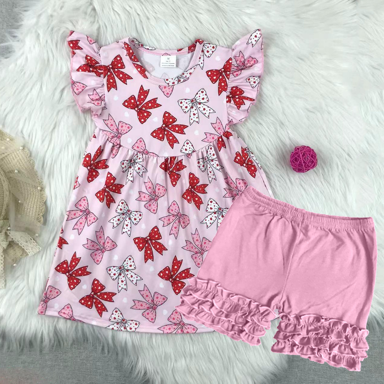 GSSO2360 bow pink girl summer outfit 202503 preorder