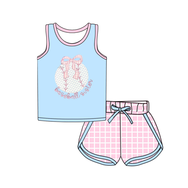 GSSO2372 baseball bow girl summer outfit 202503 preorder