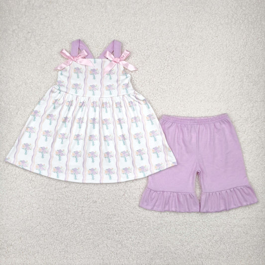 GSSO2430 flowers girl summer  outfit 202504 RTS