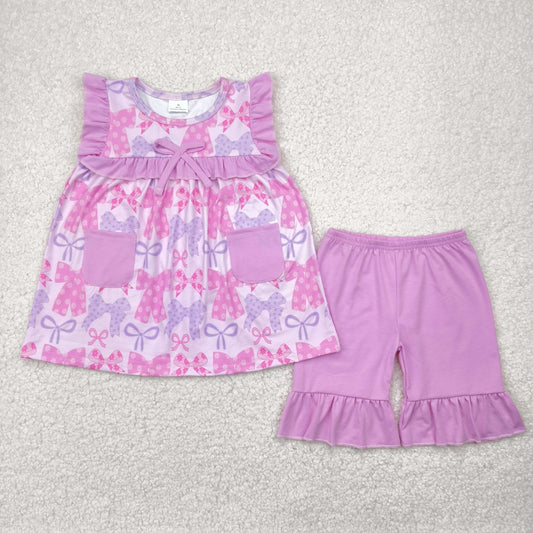 GSSO2462 bow girl summer  outfit 202504 RTS