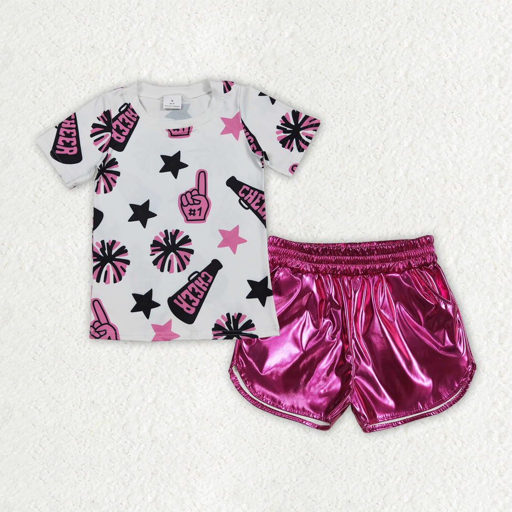 GSSO2516 组合 leather glitter sparkling westen purple girl summer outfit 202506 RTS