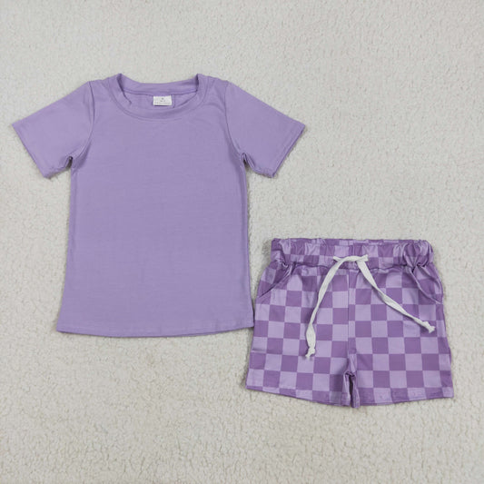 GSSO2524 checkerboard girl summer outfit 202505 RTS