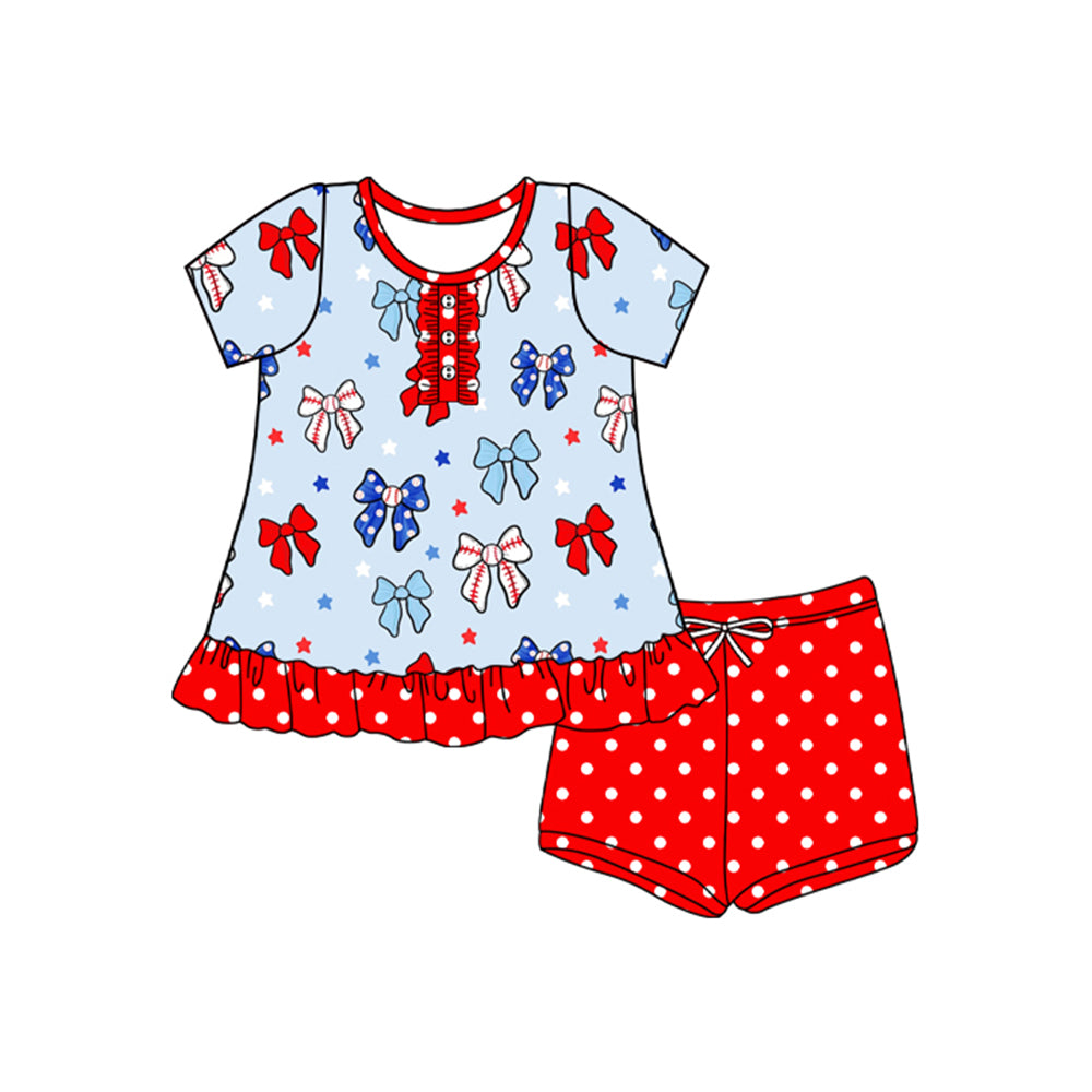 GSSO2566 preorder bow western short girl summer outfit 202504