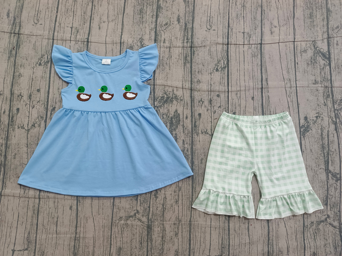 GSSO2728 duck Embroidery GIRL summer outfit 202512 preorder
