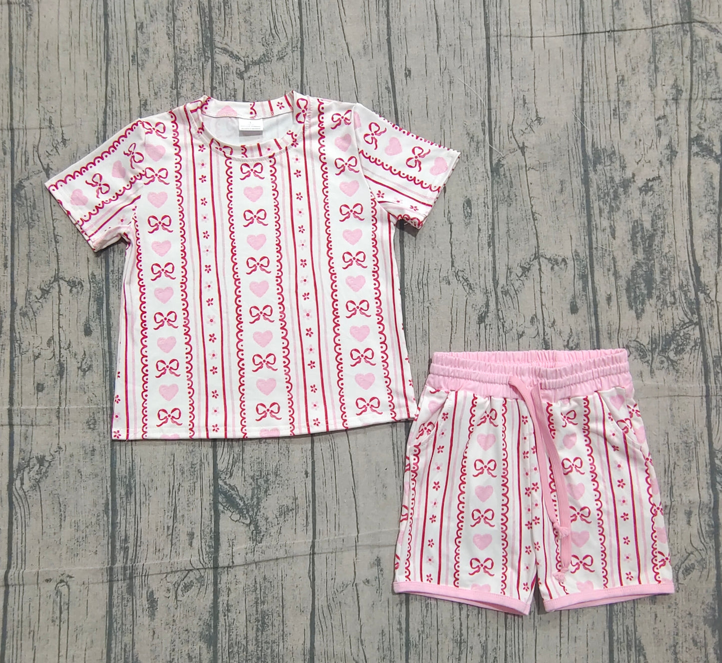 GSSO2738 bow western girl summer outfit 202511 preorder