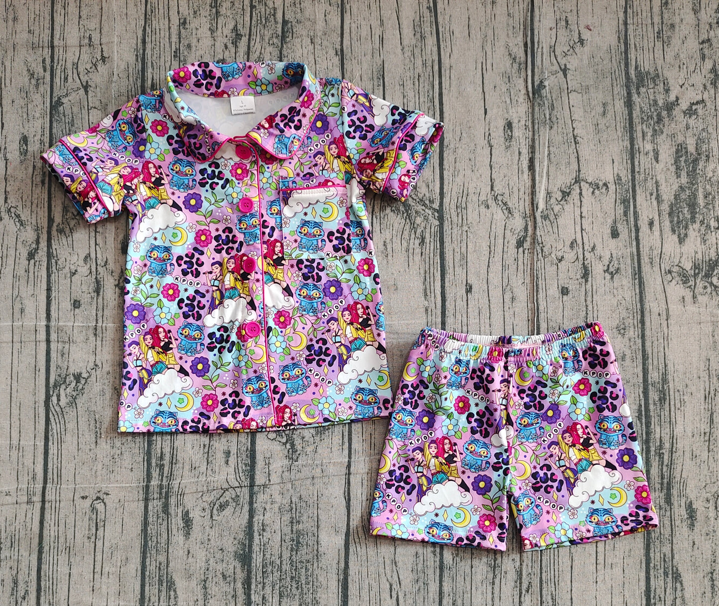 GSSO2754 kpop demon hunters girl summer Pajamas outfit 202511 PREORDER