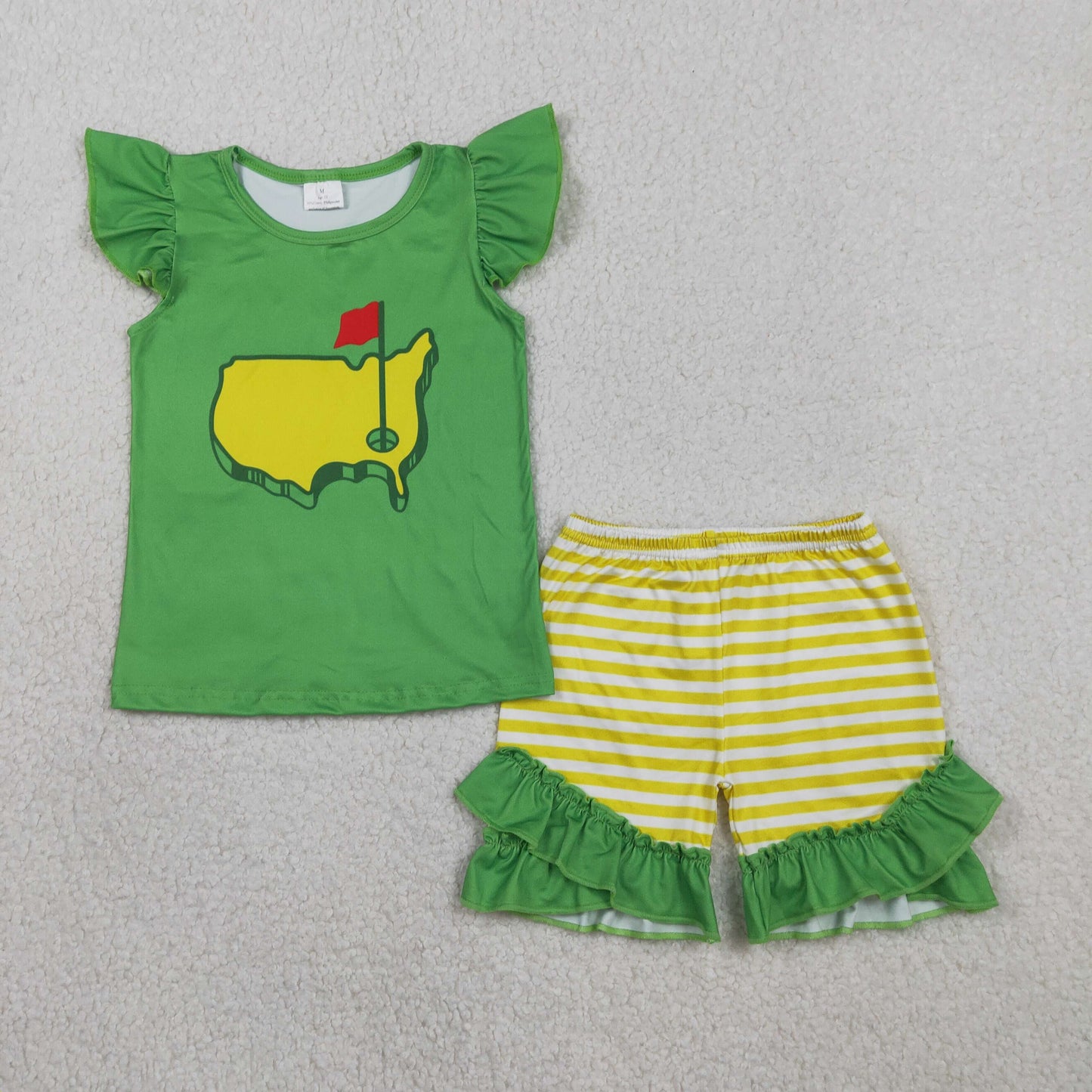 GSSO2867 GOLF embroidery girl summer outfit 202601 RTS