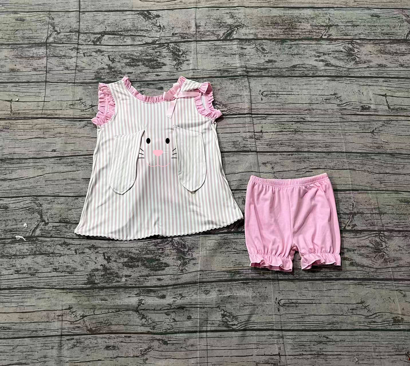 GSSO2924-3XS-6XL Easter rabbit BOW girl outfit 202601 preorder
