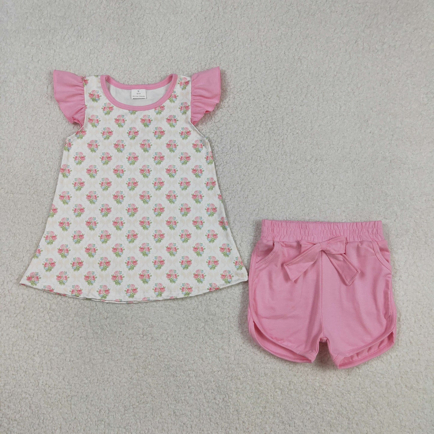 GSSO2953 flowers girl summer outfit 202603 RTS