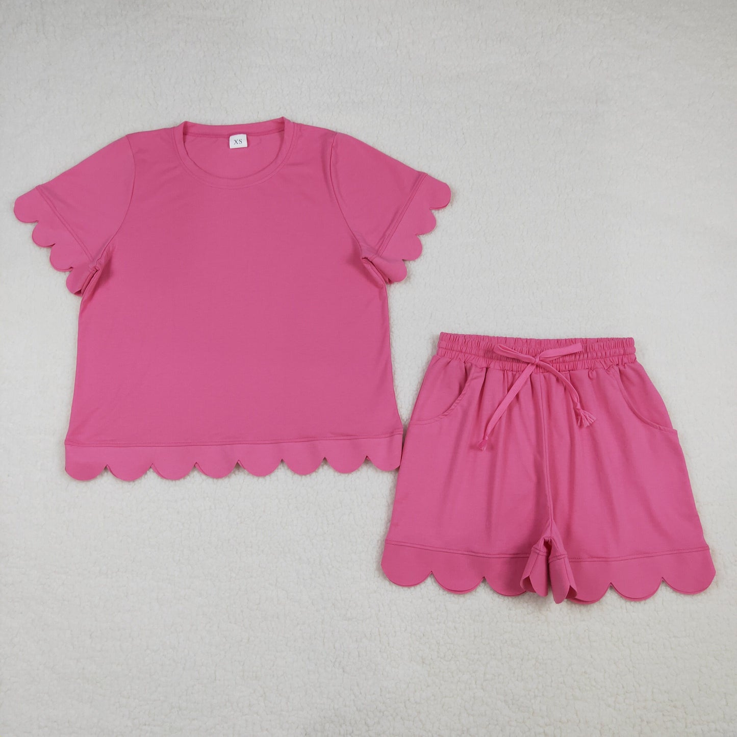 GSSO3204 pink adult women pajamas SET OUTFIT 202603 RTS