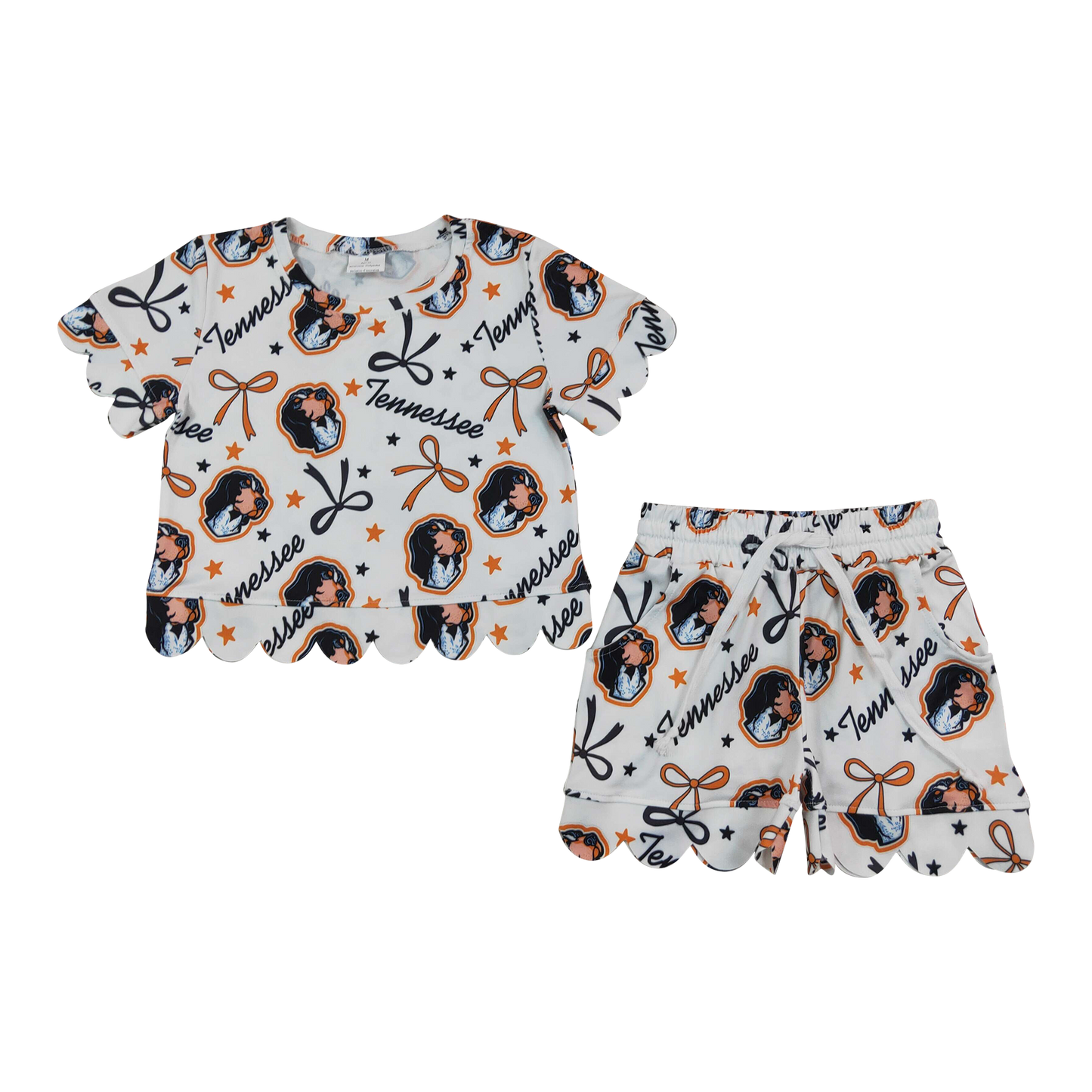 GSSO3251 tennessee Scallop team bow TEAM GIRL summer outfit 202607 RTS
