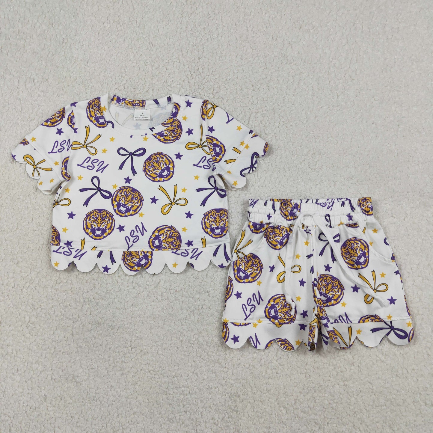 GSSO3256 LSU Tiger GIRL summer outfit 202603 RTS