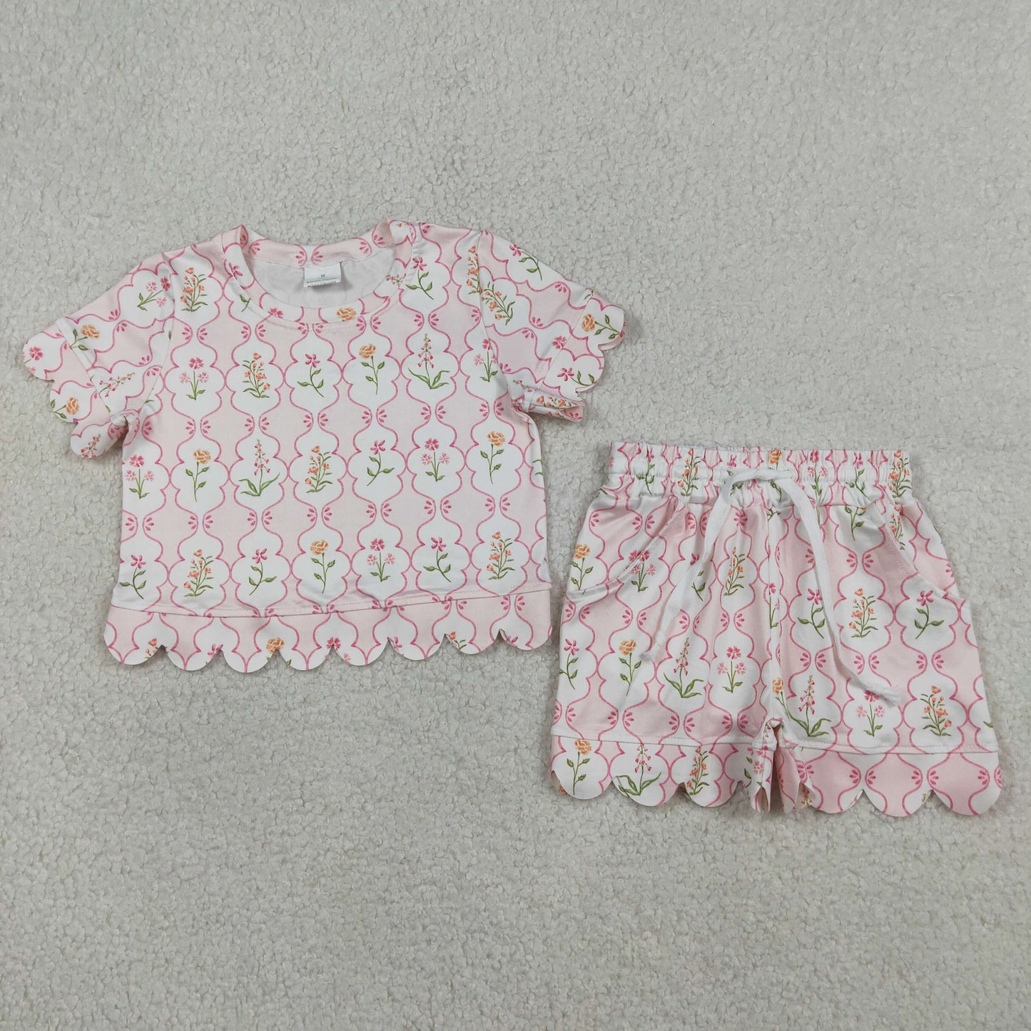 GSSO3271 flower bow TEAM GIRL summer outfit 202603 RTS