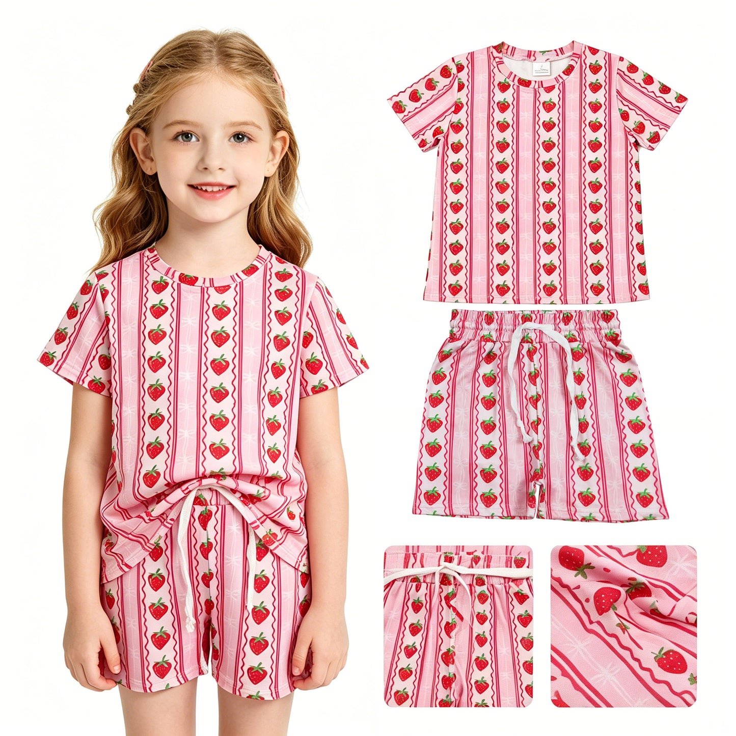 GSSO3649 Strawberry GIRL summer outfit 202605 RTS