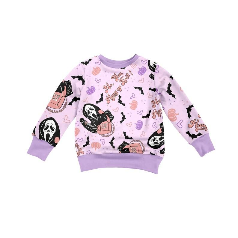 GT0224 halloween witch long sleeve top tee girl t-shirt preorder 20230616