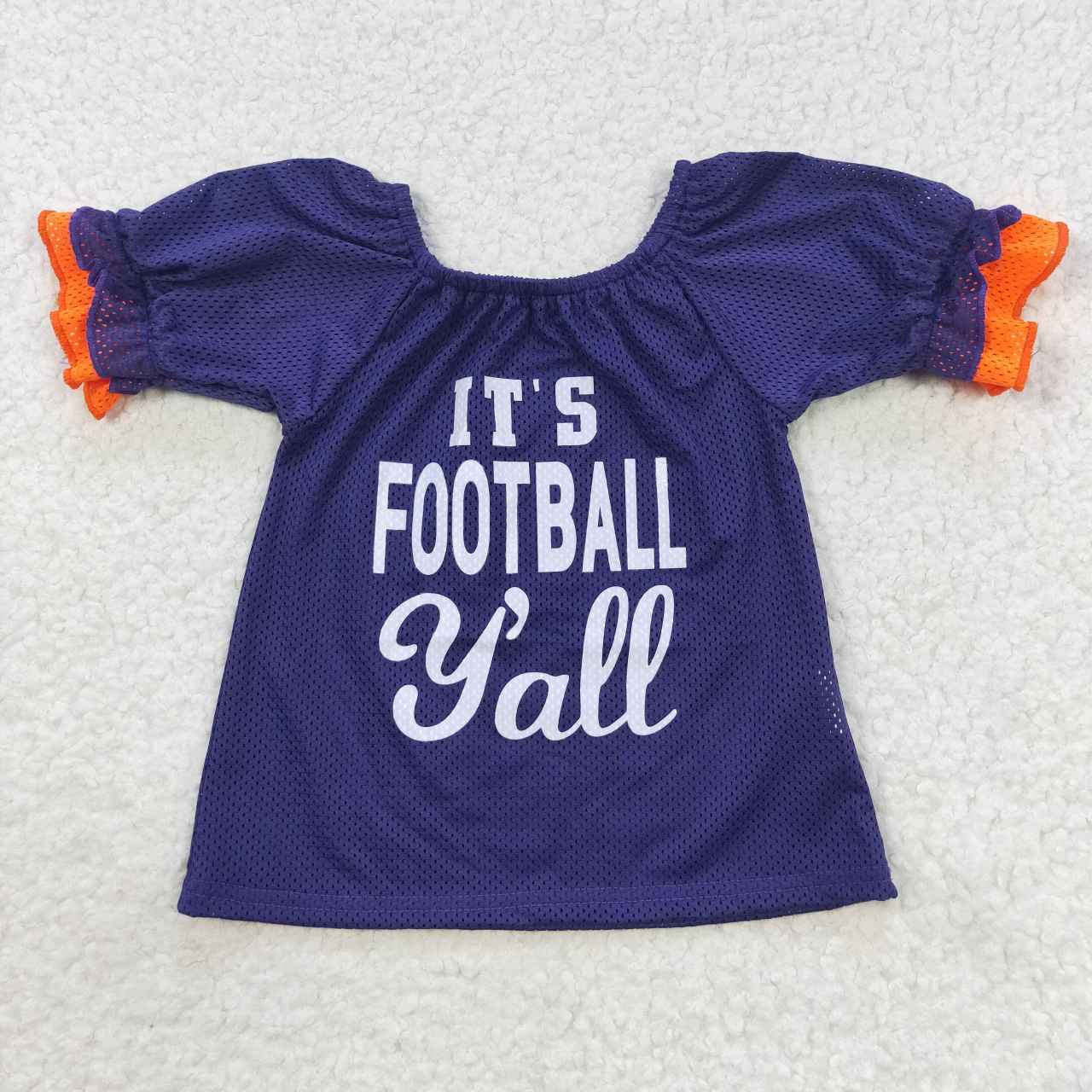 GT0275 short sleeve sports purple top girl boy shirt Sports mesh fabric 20230821 RTS