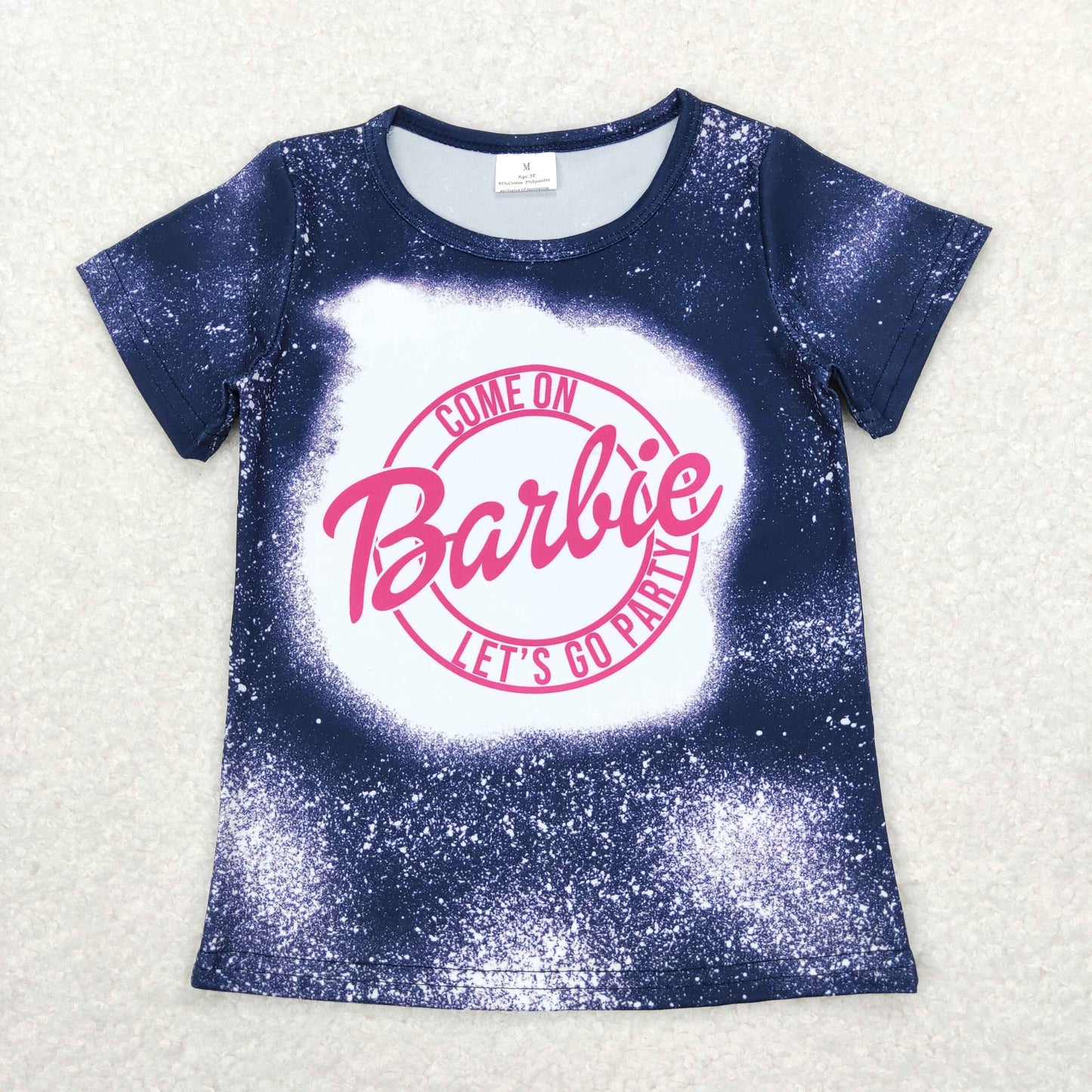GT0310 barbie top tee girl t-shirt RTS 202401
