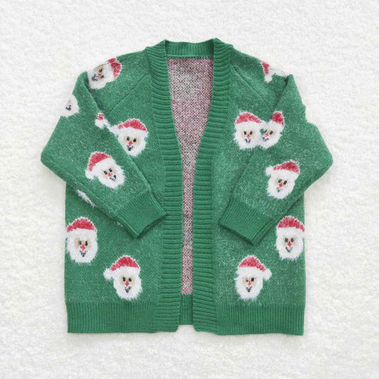GT0357 Christmas Santa V-neck cardigan sweater 20231018 RTS