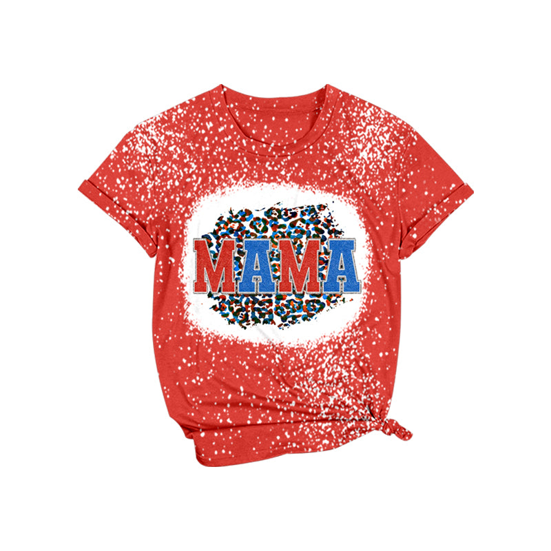 GT0458 western mama & kids mama July 4th top tee  boy t-shirt  preorder 202312