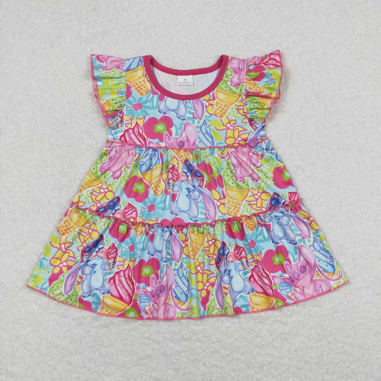 GT0471 western cartoon dress top tee t-shirt 202404 RTS