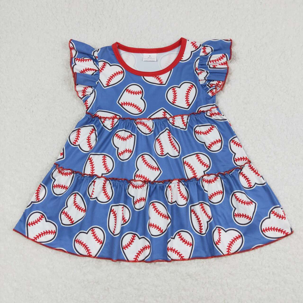 GT0483 western baseball girl dress top tee 202404 RTS