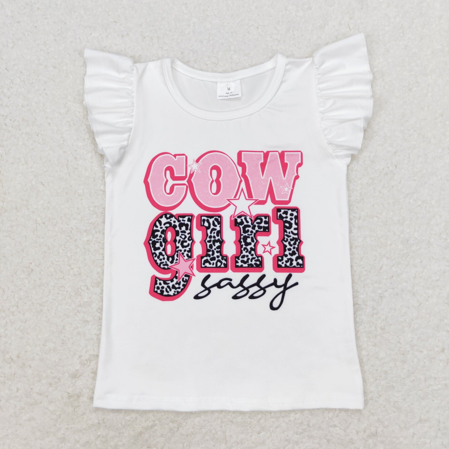 GT0504 western cow girl top tee t-shirt 202406 RTS