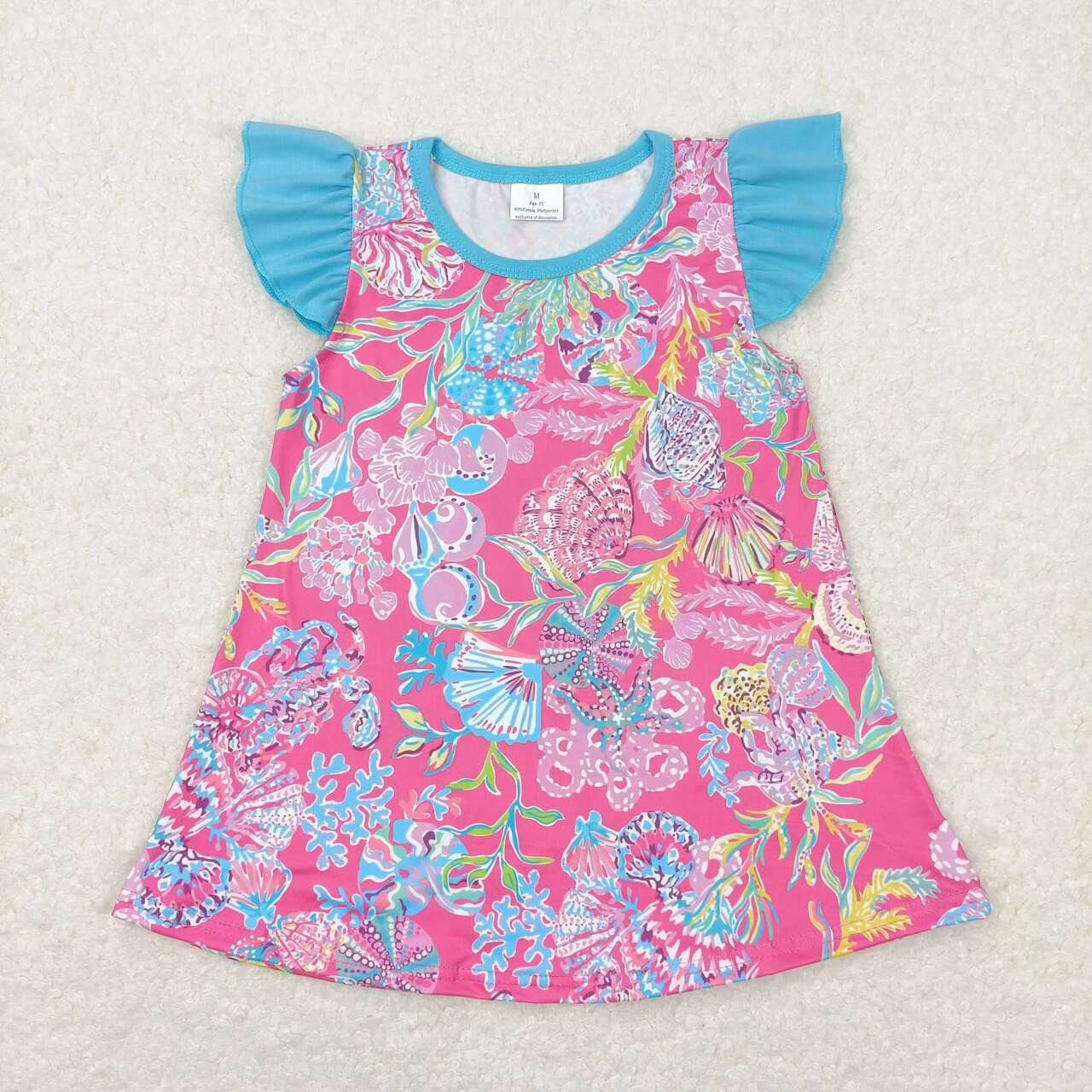 GT0564 flower dress girl top tee t-shirt 202405 RTS