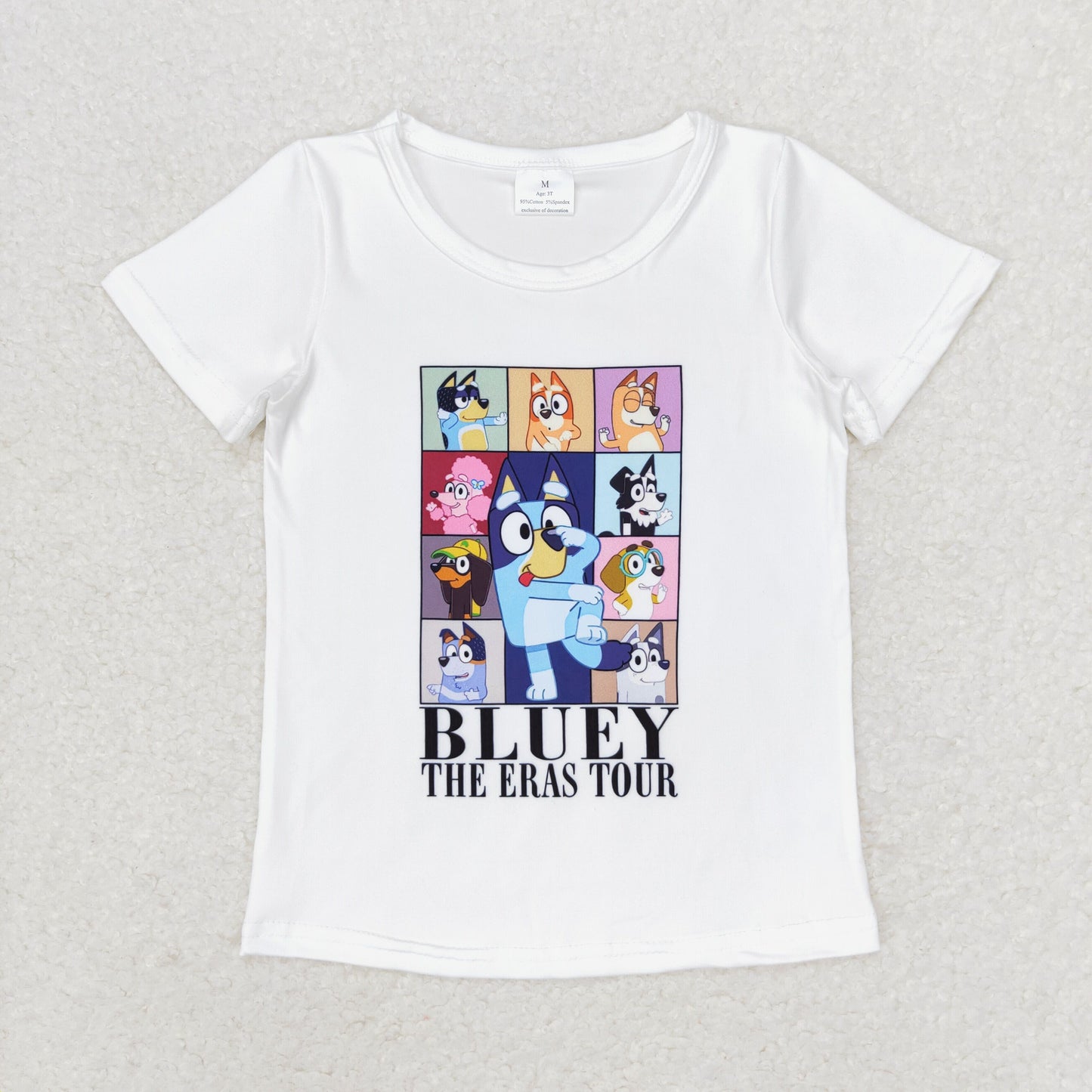 GT0595 bluey dog girl top tee t-shirt 202406 RTS