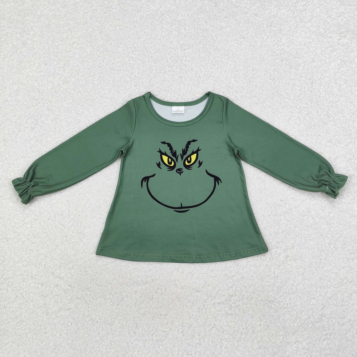 GT0610 western grinch zipper girl shirts top 202410 RTS