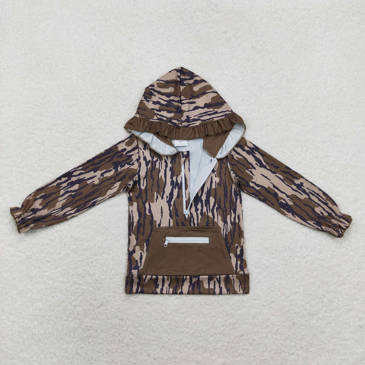 GT0628 camo western girl hoodie shirt top 202408 RTS